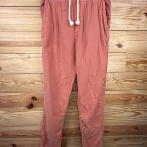 Marine Layer Coral Drawstring Jogger Pants